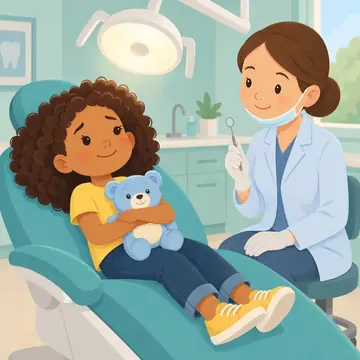 A page from the dentist social story