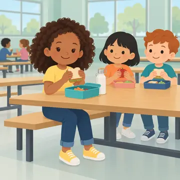 A page from the new school social story